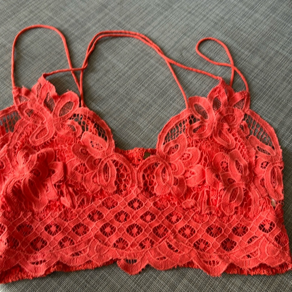 Free people bralette in orange